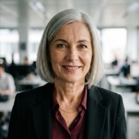 KI-generiertes Porträt der KI-Persona Elisabeth