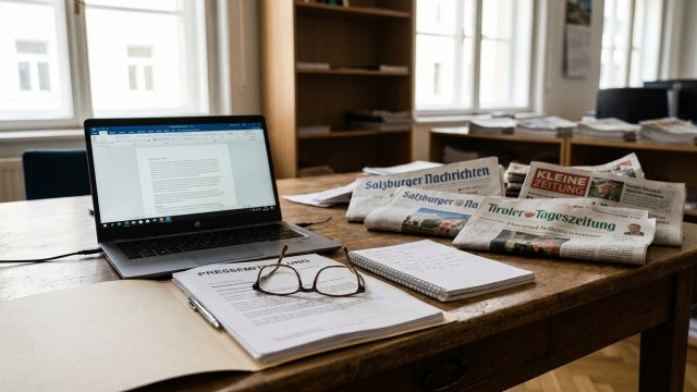 Relevante Pressemitteilungen für österreichische Medien: Nachrichtenwert, Regionalbezug und Aufbereitung