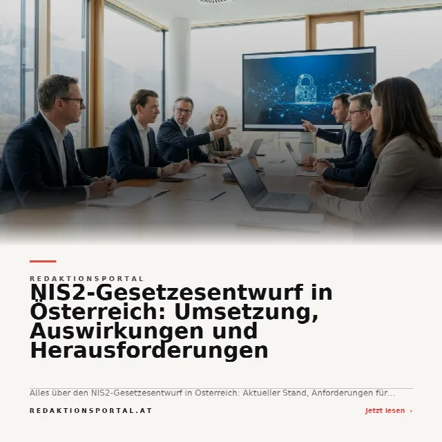 Share-Card fuer NIS2-Gesetzesentwurf in Österreich: Umsetzung, Auswirkungen und Herausforderungen