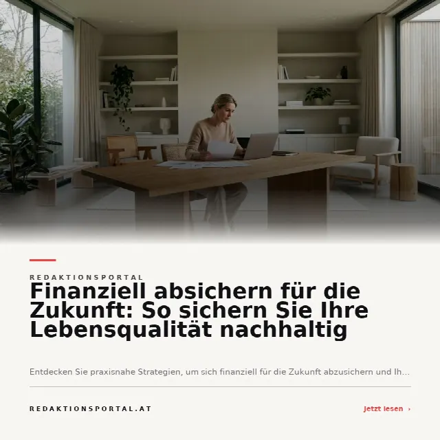 Share-Card fuer Finanziell absichern für die Zukunft: So sichern Sie Ihre Lebensqualität nachhaltig