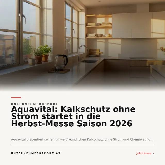Share-Card fuer Aquavital startet 2026 mit innovativem Kalkschutz ohne Strom auf Messen durch
