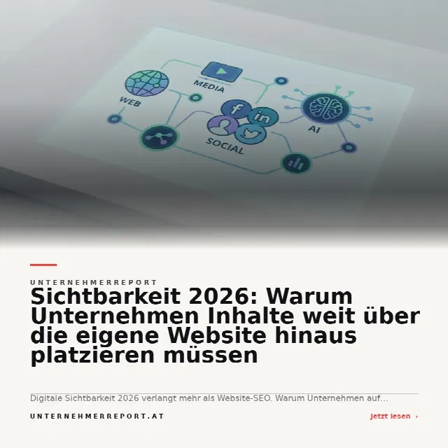 Share-Card fuer Digitale Sichtbarkeit 2026: Wie Unternehmen über ihre Website hinaus auffindbar bleiben