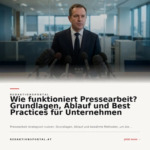 Share-Card fuer Wie funktioniert Pressearbeit? Grundlagen, Ablauf und Best Practices für Unternehmen