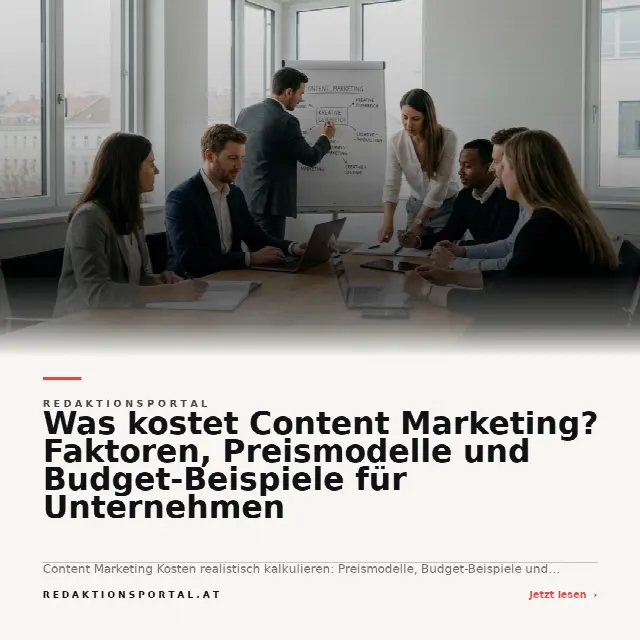 Share-Card fuer Was kostet Content Marketing? Faktoren, Preismodelle und Budget-Beispiele für Unternehmen