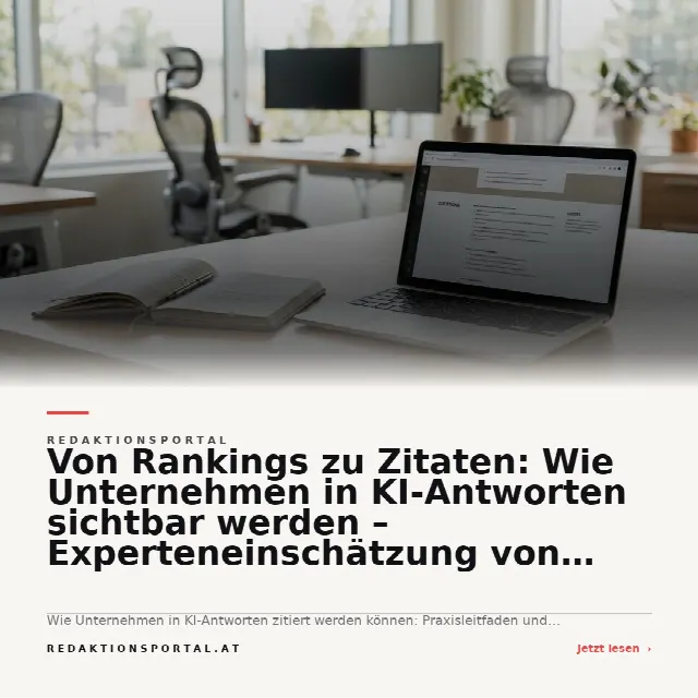 Share-Card fuer Von Rankings zu Zitaten: Wie Unternehmen in KI-Antworten sichtbar werden