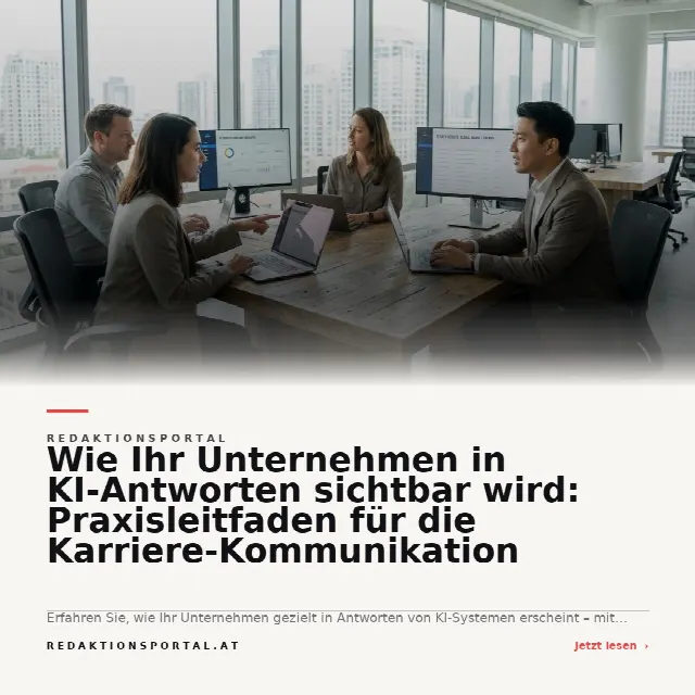 Share-Card fuer Wie Ihr Unternehmen in KI-Antworten sichtbar wird: Praxisleitfaden für die Karriere-Kommunikation