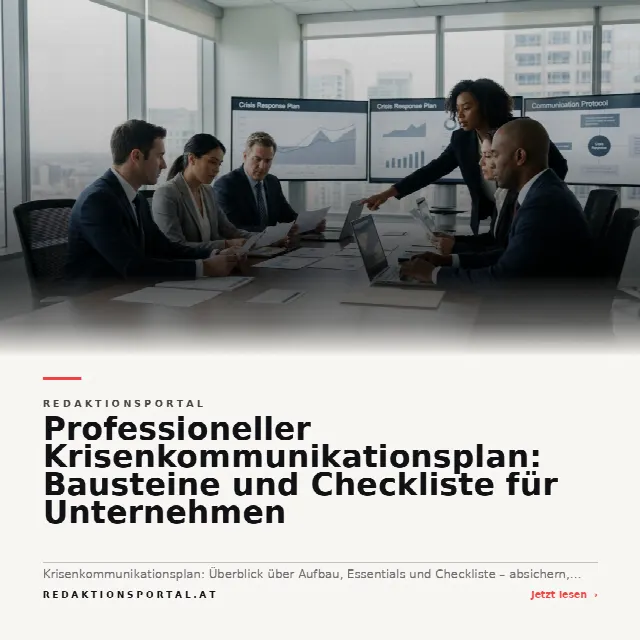 Share-Card fuer Professioneller Krisenkommunikationsplan: Bausteine und Checkliste für Unternehmen