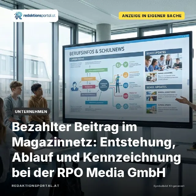 Share-Card fuer Bezahlter Beitrag im Magazinnetz: Entstehung, Ablauf und Kennzeichnung bei der RPO Media GmbH