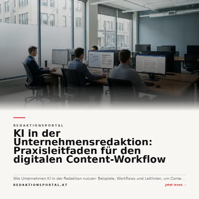 Share-Card fuer KI in der Unternehmensredaktion: Praxisleitfaden für den digitalen Content-Workflow
